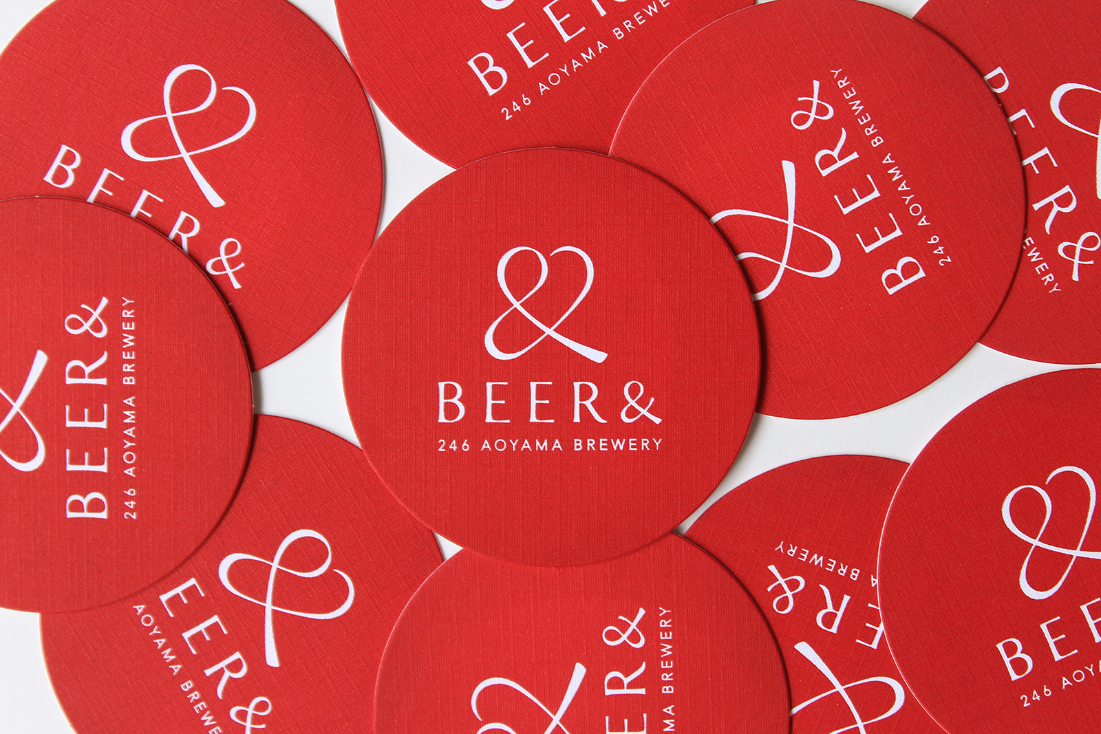 クラフトビール醸造所 BEER&（ビアランド）コースター