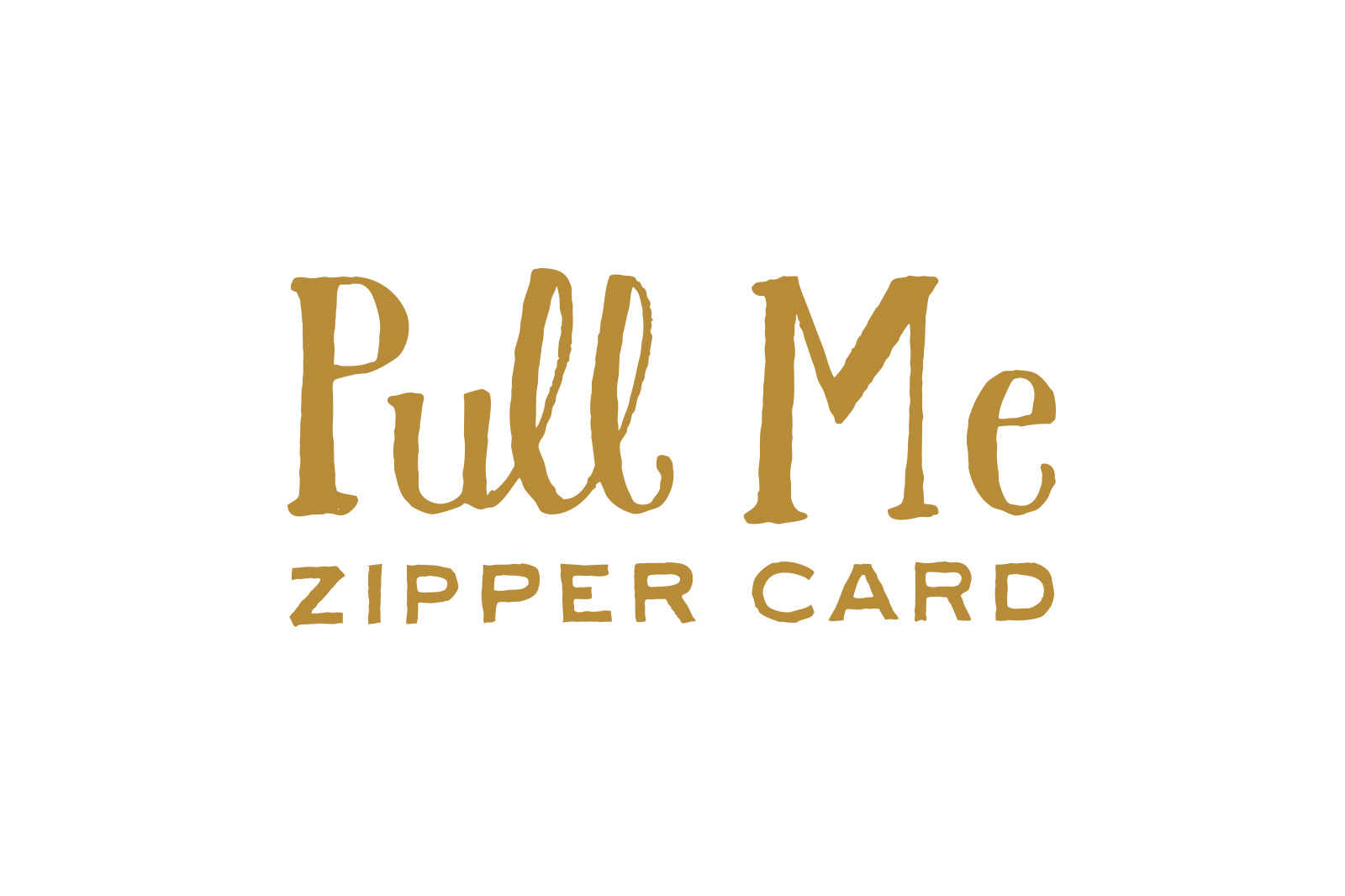 メッセージカード「プルミー ジッパーカード」ロゴデザイン