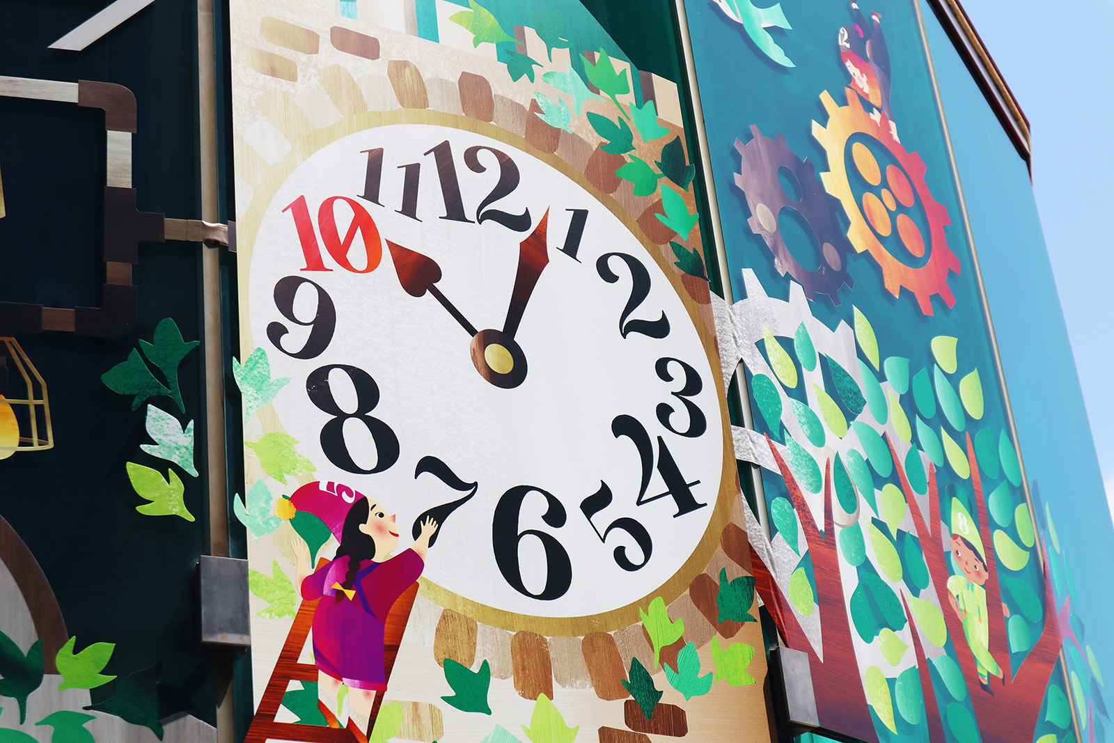 二子玉川ライズ 環境装飾 『時 ～みんなの時計台～』_10