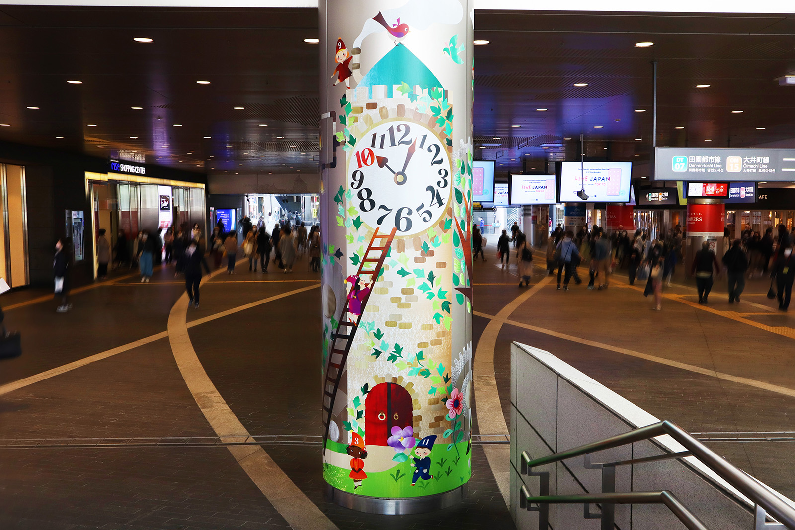 二子玉川ライズ 環境装飾 『時 ～みんなの時計台～』_18