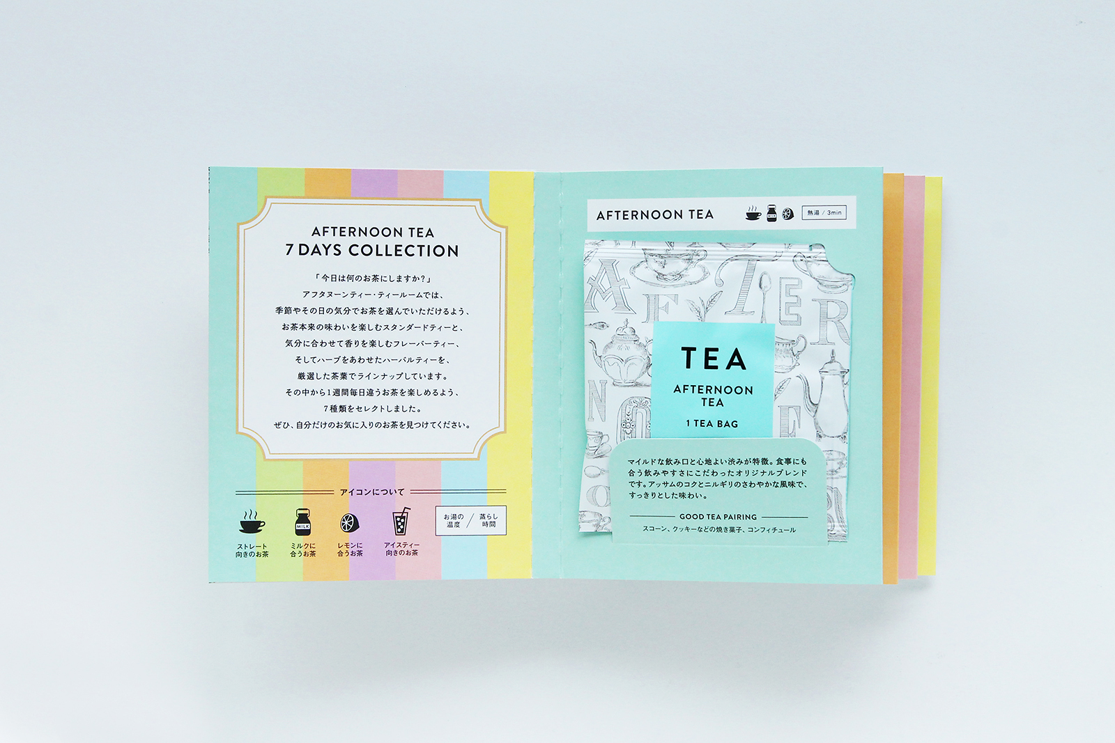 アフタヌーンティー・ティールーム「7デイズコレクション」パッケージデザイン_4