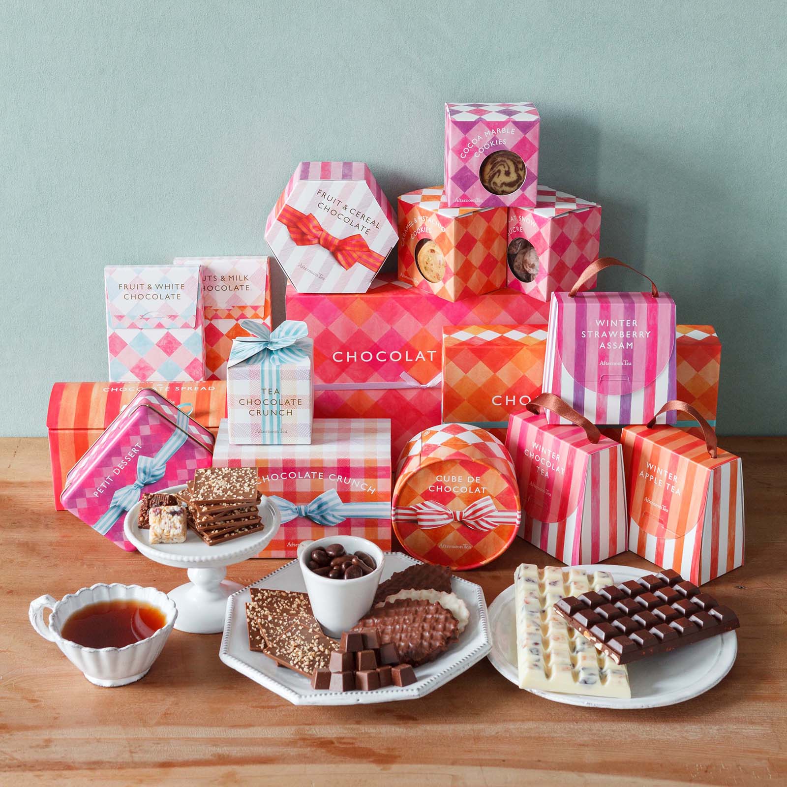 アフタヌーンティー・ティールーム「バレンタインチョコレート」パッケージデザイン_1