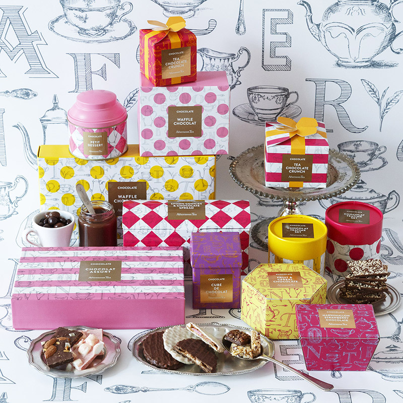 アフタヌーンティー・ティールーム「冬季チョコレート」パッケージデザイン_1