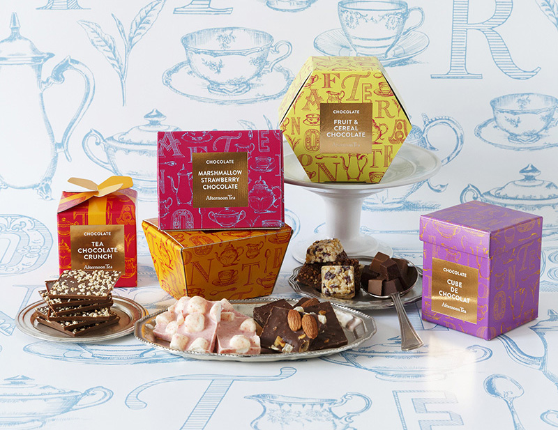 アフタヌーンティー・ティールーム「冬季チョコレート」パッケージデザイン_3