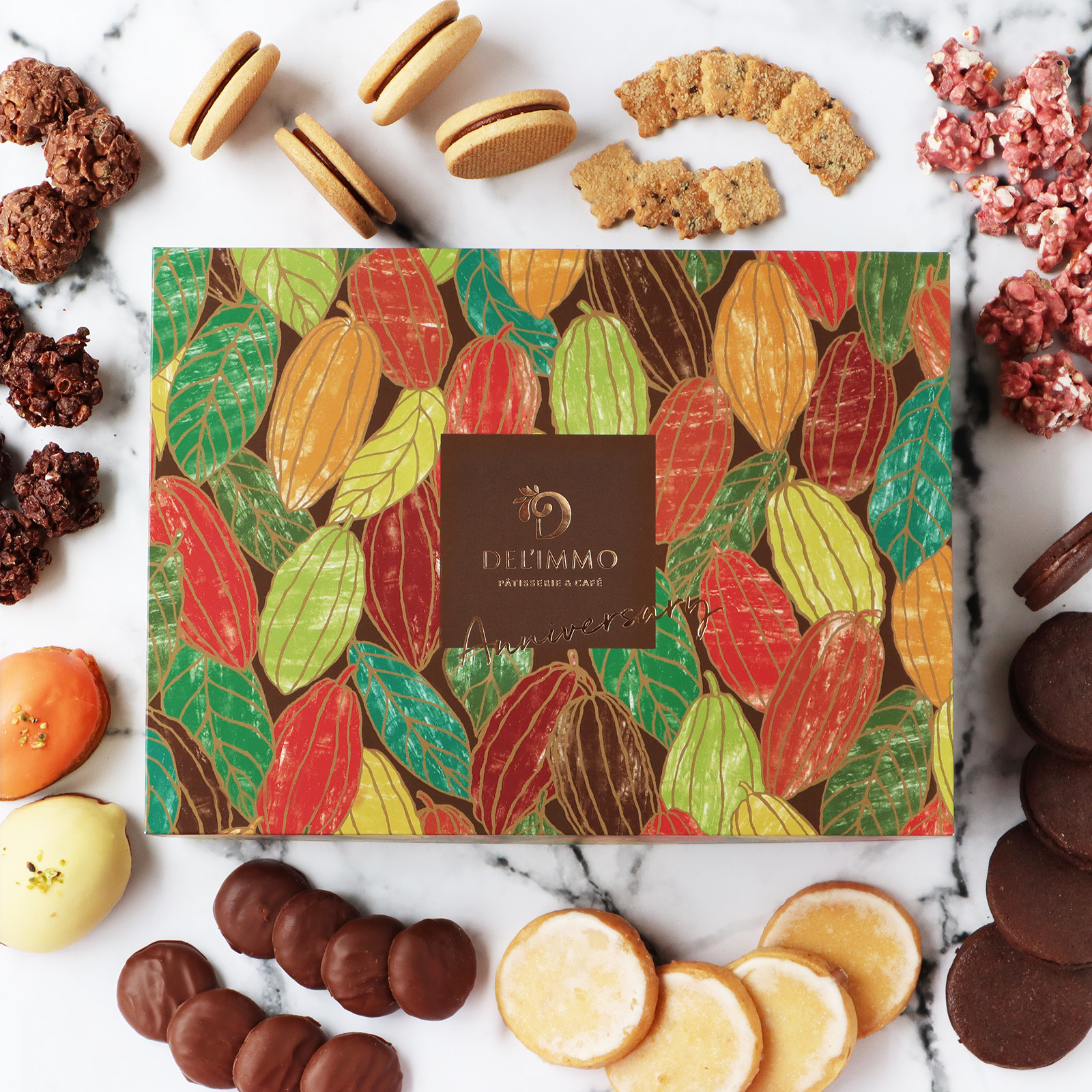デリーモ「アニバーサリーボックス」パッケージデザイン