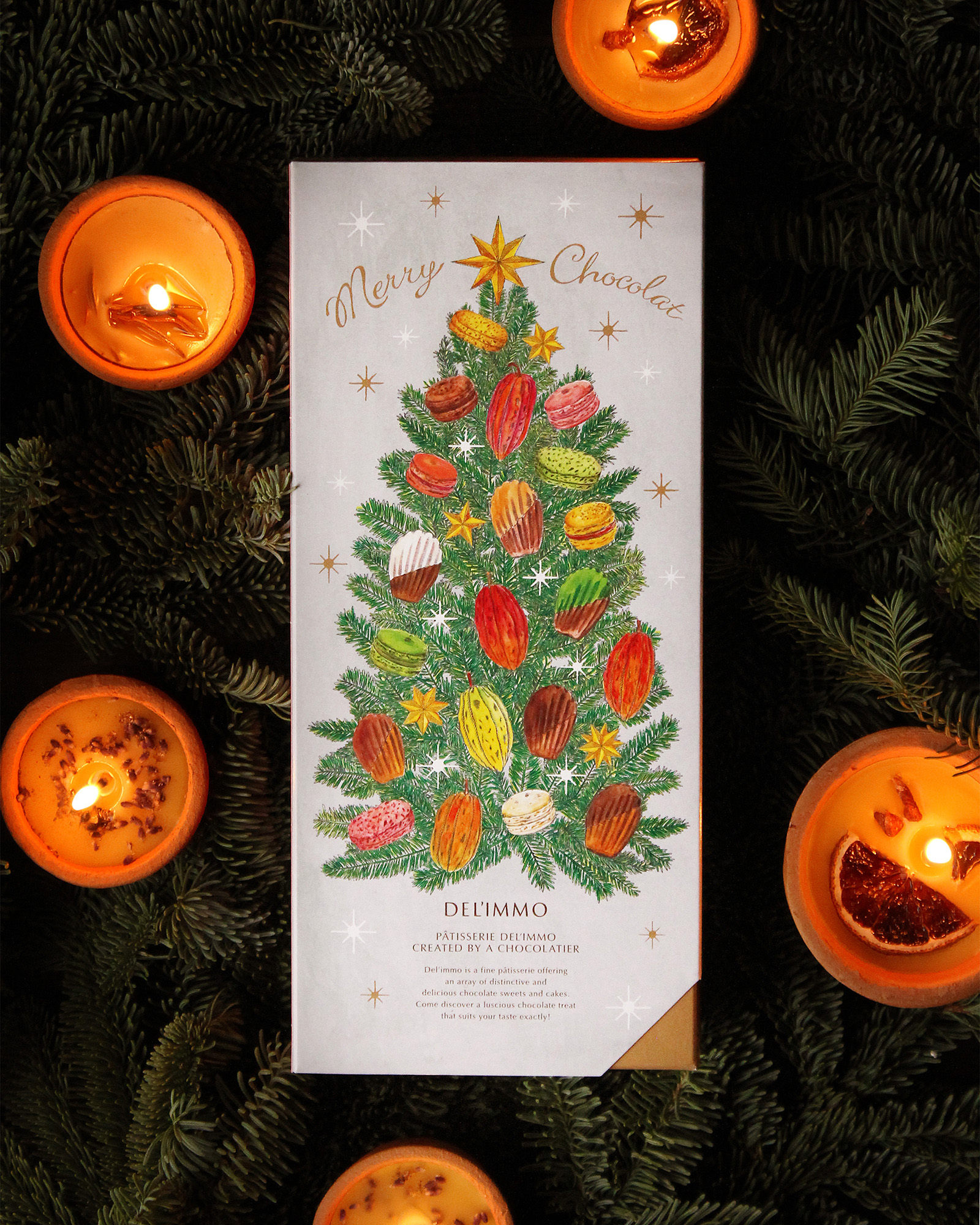 デリーモ「クリスマス限定 焼き菓子」パッケージデザイン__b