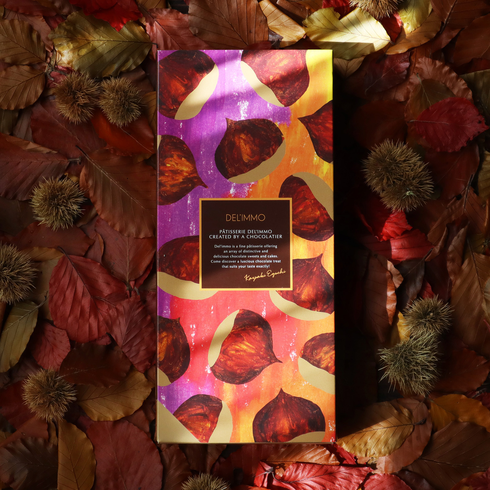 パティスリー＆カフェ「デリーモ」栗マロン パッケージデザイン