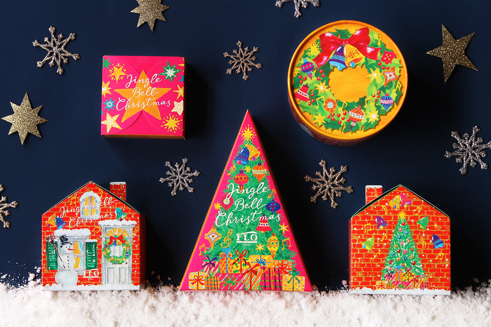 FLO「クリスマス焼き菓子」パッケージデザイン_0