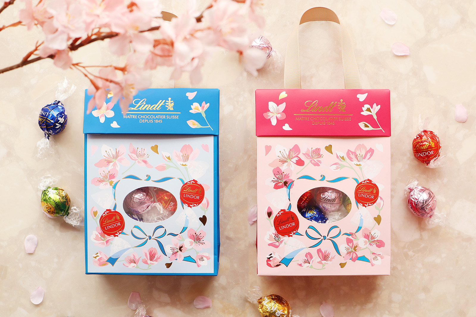 リンツ ホワイトデー&スプリングコレクション パッケージデザイン_2