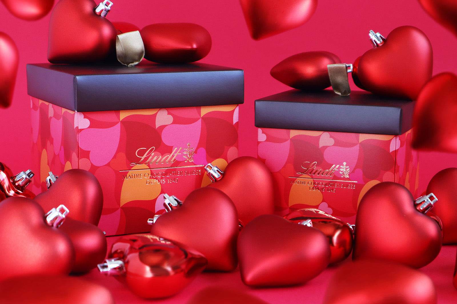 リンツ 焼き菓子カジュアルギフト_バレンタイン パッケージデザイン