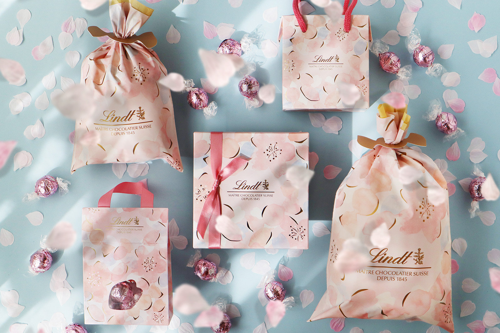 リンツ さくらコレクション パッケージデザイン_1