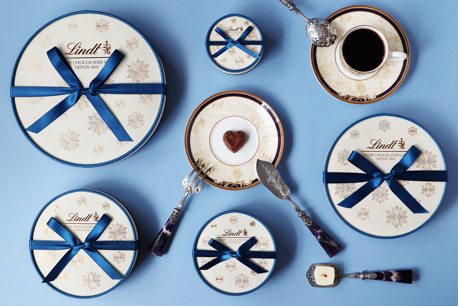リンツ トリュフ&プラリネ ホワイトデー パッケージデザイン_1