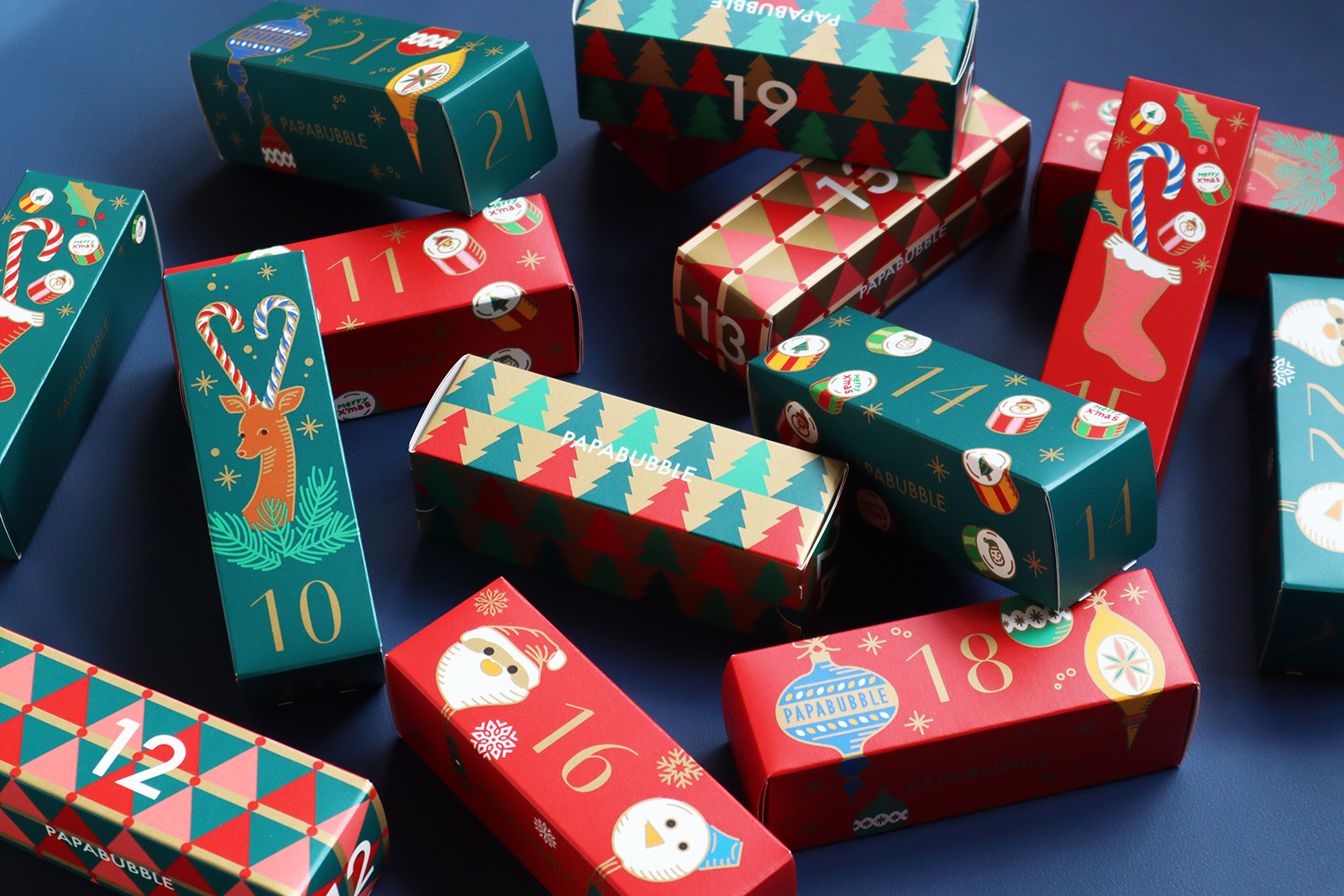 「パパブブレ」アドベントカレンダー パッケージデザイン_2