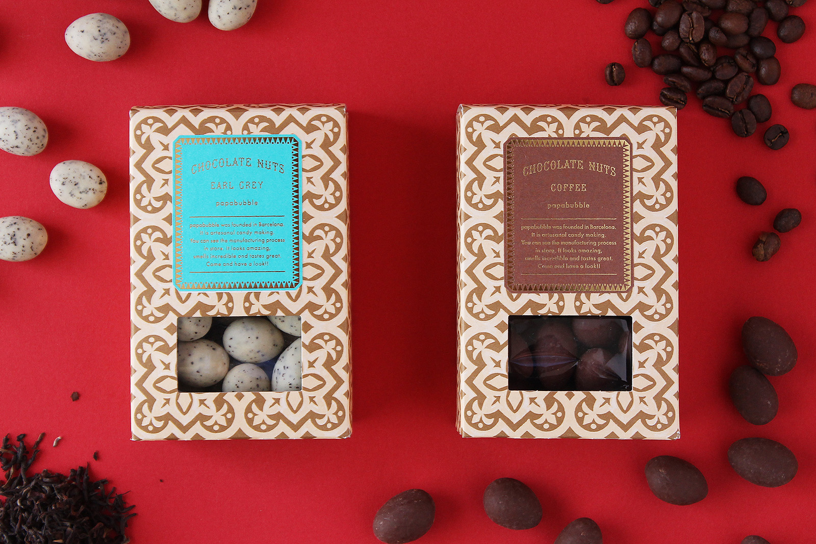 PAPABUBBLE「チョコナッツ」パッケージデザイン