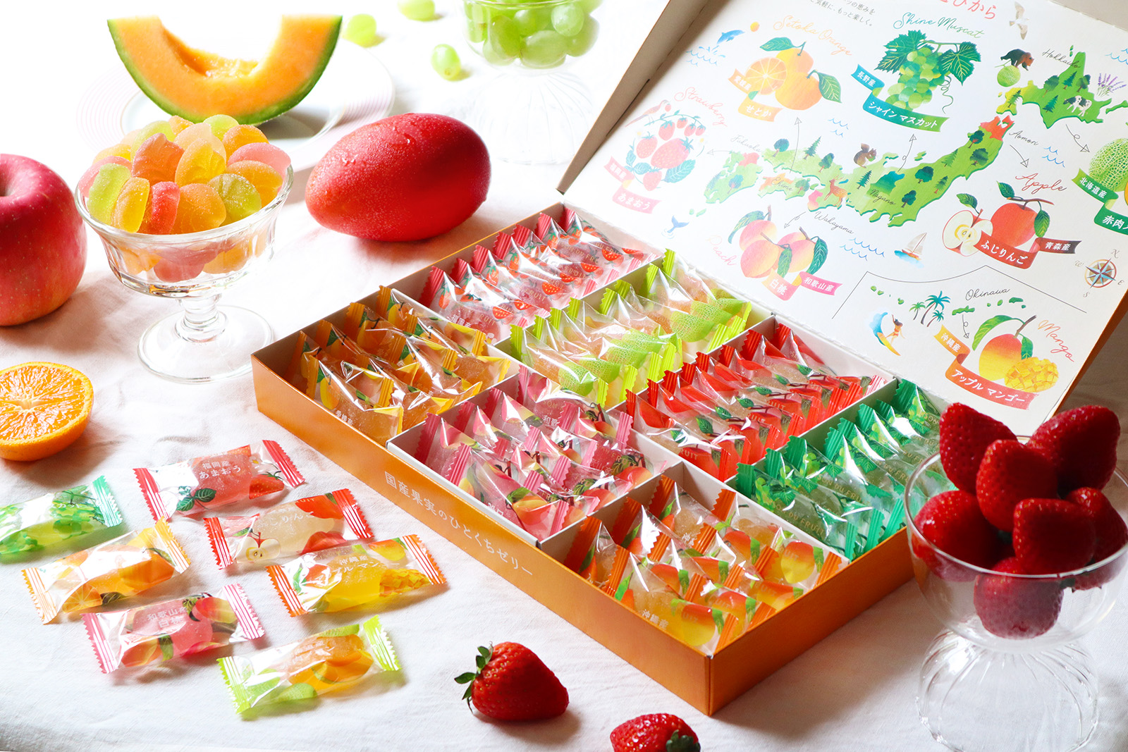 セゾン デュ フリュイ 国産果実のひとくちゼリー パッケージデザイン_1