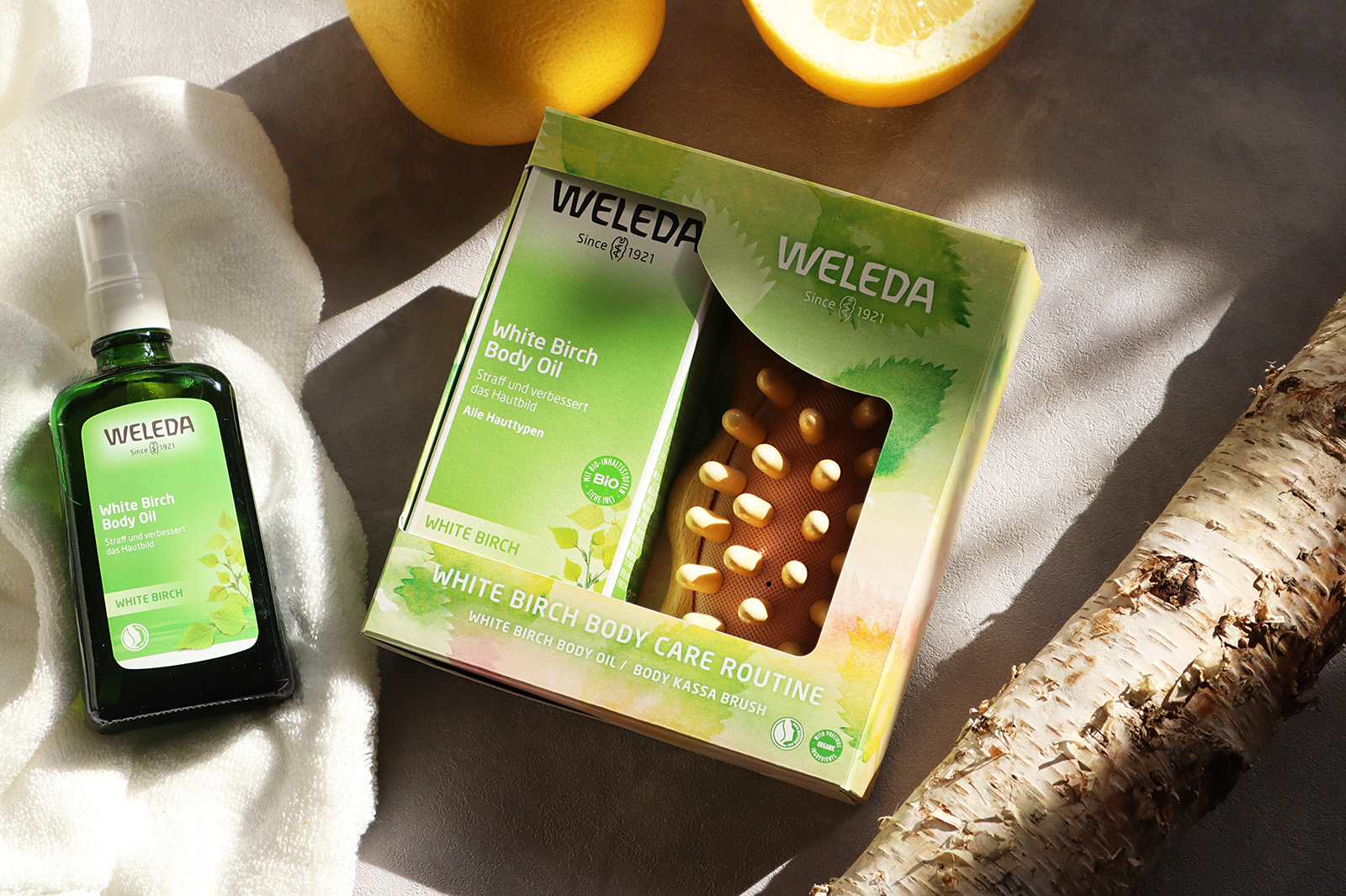 ヴェレダ（WELEDA）「ホワイトバーチボディケアルーティーンセット」パッケージ_1